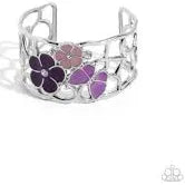Load image into Gallery viewer, Whimsical Watercolor Purple Paparazzi Bracelet
