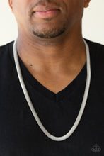Load image into Gallery viewer, Kingpin - Silver - Paparazzi mens necklace

