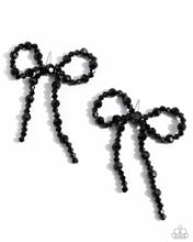 Load image into Gallery viewer, Butler Bowtie Black Post Earrings
