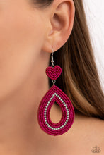 Load image into Gallery viewer, Now SEED Here - Pink - Paparazzi Earrings
