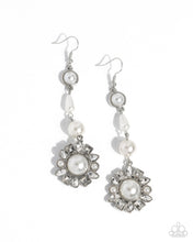 Load image into Gallery viewer, Pearly Plot Twist White Earrings
