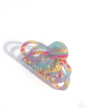 Load image into Gallery viewer, Spellcasting Stripes - multi (pink) - Paparazzi hair clip
