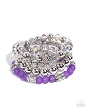 Load image into Gallery viewer, Poetically Plush Purple Bracelet
