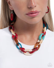 Load image into Gallery viewer, Paparazzi Necklace ~ Perfected Color - Red

