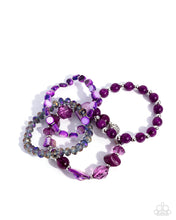 Load image into Gallery viewer, Thriving Tapestry - purple - Paparazzi bracelet
PAPARAZZI JEWELRY SKU: P9SE-PRXX-228XX
