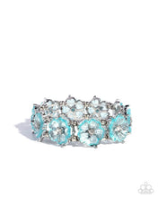 Load image into Gallery viewer, Paparazzi-Floral Facility Blue Bracelet

