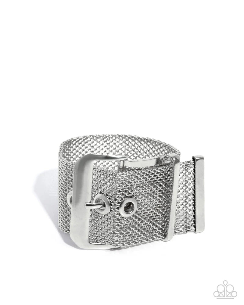 Defiant Display Silver Bracelet