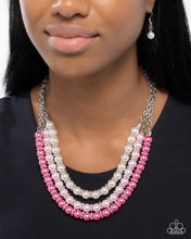 Load image into Gallery viewer, Promising Promenade Pink Necklace

