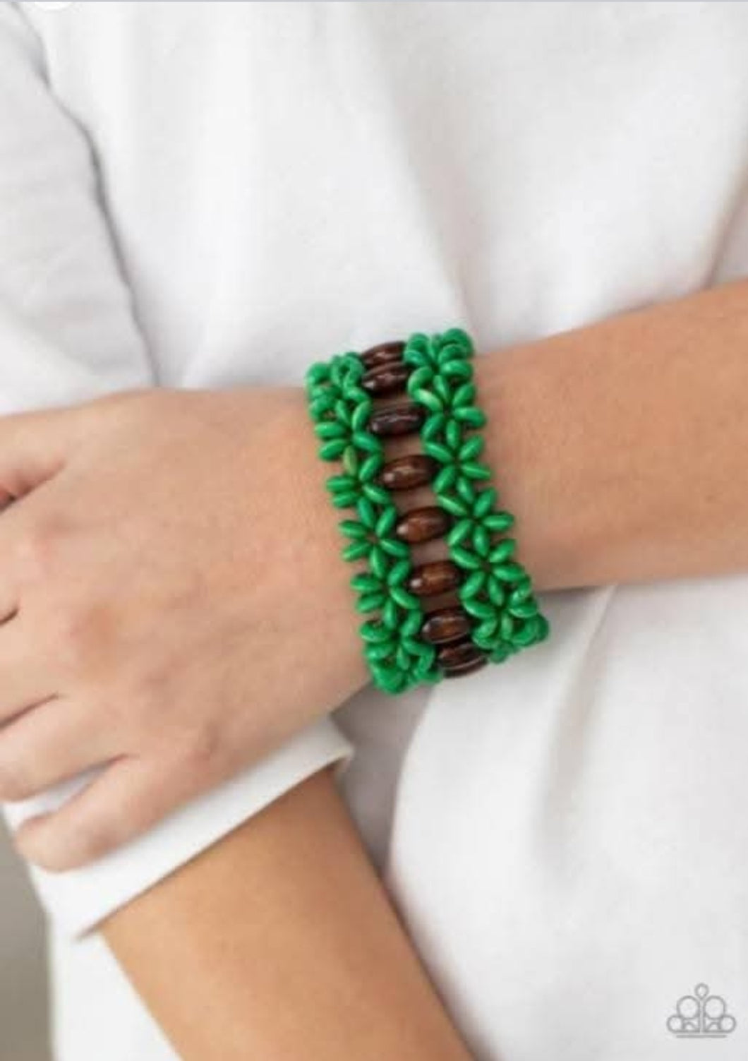 Bali Beach Green Bracelet