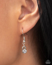 Load image into Gallery viewer, Fancy Formula - Blue Gem Silver Short Necklace - Paparazzi

