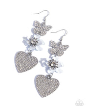 Load image into Gallery viewer, Lighthearted Luminescent - white - Paparazzi earrings
