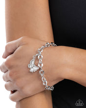 Load image into Gallery viewer, Fluttering Family White Paparazzi Charm
