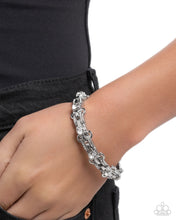 Load image into Gallery viewer, Consuming Confidence  Silver Paparazzi Bracelet
