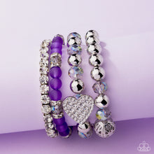 Load image into Gallery viewer, Poetically Plush Purple Bracelet
