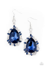 Load image into Gallery viewer, Royal Recognition Blue Paparazzi Earrings
