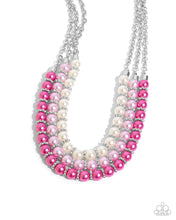 Load image into Gallery viewer, Promising Promenade Pink Necklace
