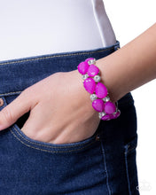 Load image into Gallery viewer, Paparazzi Accessories
Paparazzi Spirited Sashay - Purple Bracelet
