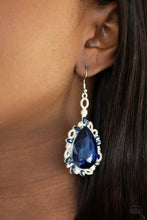 Load image into Gallery viewer, Royal Recognition Blue Paparazzi Earrings
