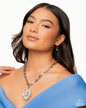 Load image into Gallery viewer, Glamorous Garden White Paparazzi Necklace
