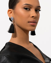 Load image into Gallery viewer, Iconic Zebra Black Paparazzi Earrings
