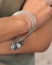 Load image into Gallery viewer, My Interest is Piqued Silver Bracelet
