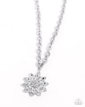 Load image into Gallery viewer, Glamorous Garden White Paparazzi Necklace
