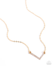 Load image into Gallery viewer, Paparazzi 💕 Initially Yours  L Gold 💕 Necklace
