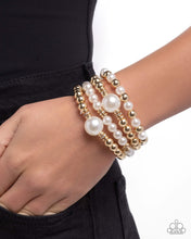 Load image into Gallery viewer, Soft Sonata Gold Bracelet Paparazzi

