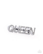 Load image into Gallery viewer, Queen Behavior - white - Paparazzi Brooch
