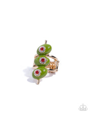 Load image into Gallery viewer, Mystical Martini Green Ring
