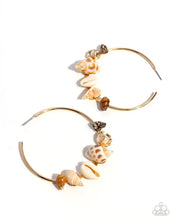 Load image into Gallery viewer, Seashell Sonnet Gold Hoop
