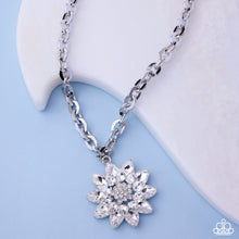 Load image into Gallery viewer, Glamorous Garden White Paparazzi Necklace
