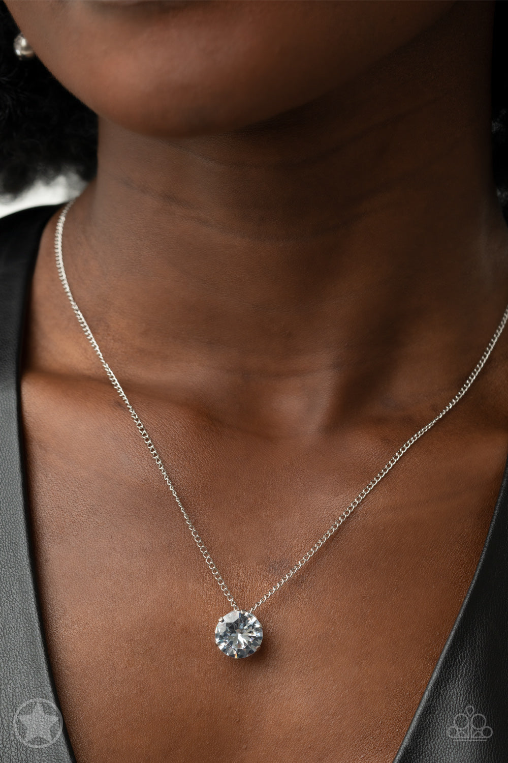 What A Gem - White - Paparazzi Necklace