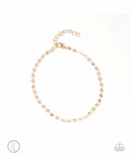Load image into Gallery viewer, Beach Shimmer Rose Gold Paparazzi Accessories Anklet
