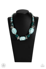 Load image into Gallery viewer, In Good Glazes - Blue - Paparazzi Necklace
