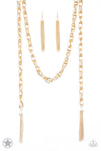 Load image into Gallery viewer, SCARFed for Attention - Gold - Paparazzi
