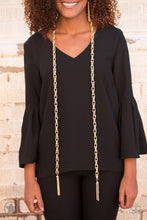 Load image into Gallery viewer, SCARFed for Attention - Gold - Paparazzi
