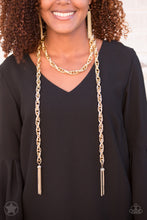 Load image into Gallery viewer, SCARFed for Attention - Gold - Paparazzi
