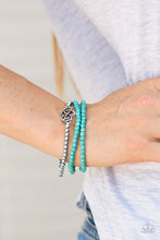 Load image into Gallery viewer, Collect Moments - Blue Paparazzi  Bracelet
