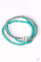 Load image into Gallery viewer, Collect Moments - Blue Paparazzi  Bracelet
