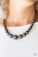 Load image into Gallery viewer, Party Pearls - Black - Paparazzi Necklace
