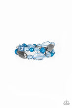 Load image into Gallery viewer, Paparazzi Accessories Rock Candy - Blue Bracelet
