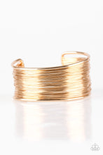 Load image into Gallery viewer, Wire Warrior - Gold Bracelet Paparazzi Accessories
