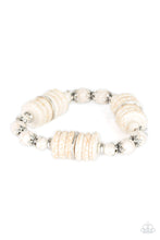 Load image into Gallery viewer, Sagebrush Serenade - White Bracelet- Paparazzi
