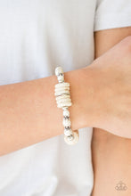 Load image into Gallery viewer, Sagebrush Serenade - White Bracelet- Paparazzi
