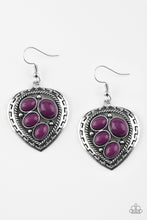 Load image into Gallery viewer, Wild Heart Wonder - Purple - Paparazzi Earrings

