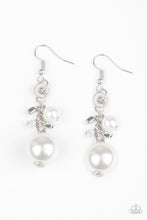 Load image into Gallery viewer, Paparazzi &quot;Timelessly Traditional &quot; White Earrings
