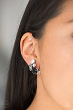 Load image into Gallery viewer, Super Superstar - Black - Paparazzi Earrings
