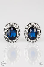 Load image into Gallery viewer, East Side Etiquette - Blue - Clip-on Paparazzi Earrings
