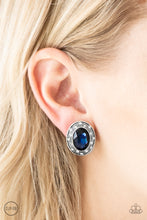 Load image into Gallery viewer, East Side Etiquette - Blue - Clip-on Paparazzi Earrings
